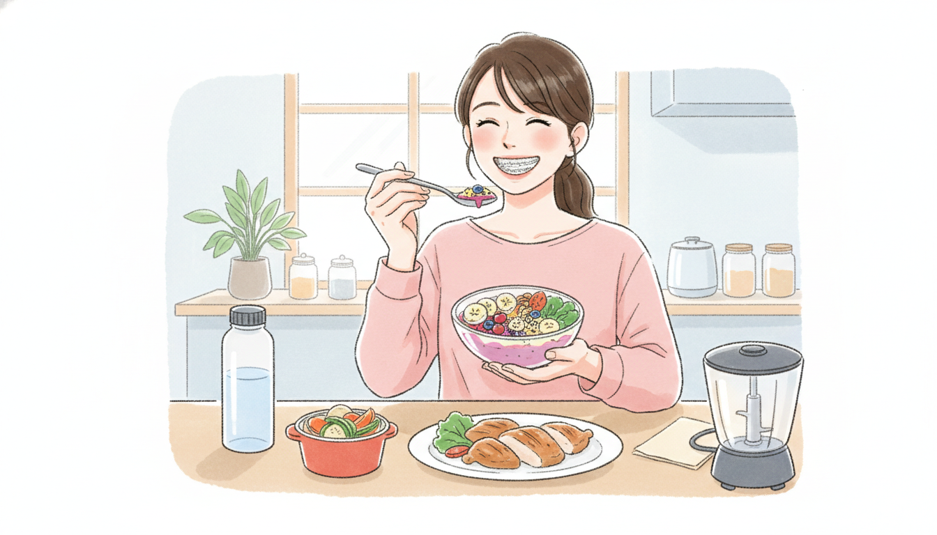 矯正中の食事制限で栄養不足を防ぐ工夫