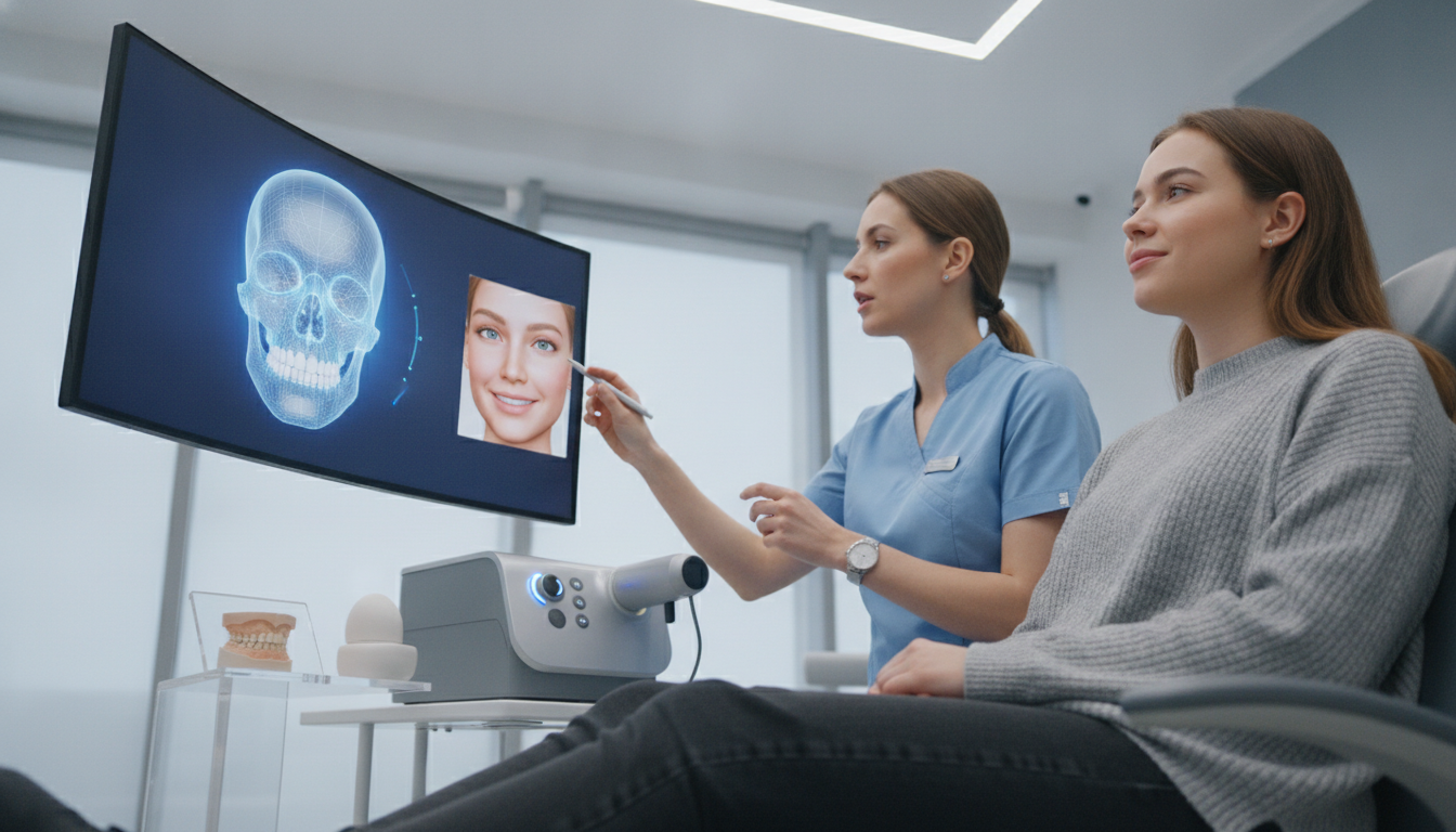 セファロ分析や3D画像で仕上がりを事前確認する重要性